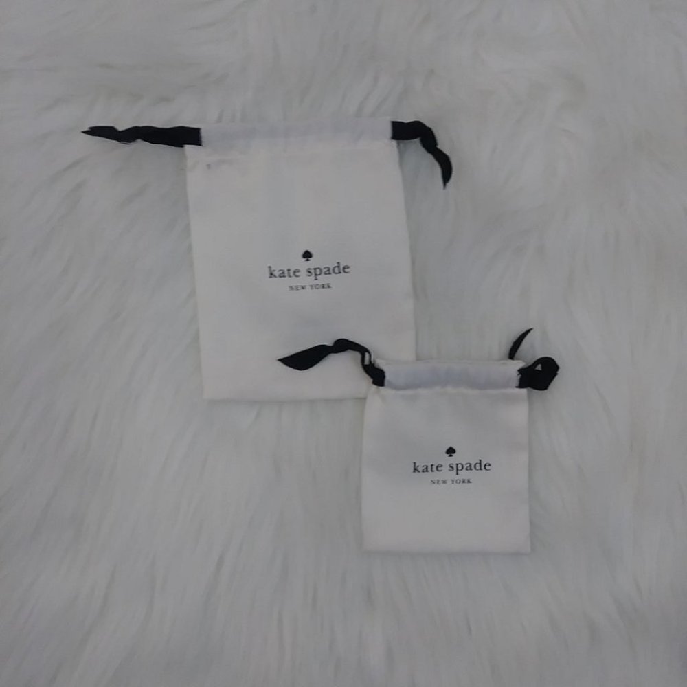#620 Kate Spade Jewelry Dust Bags Set Of (2)